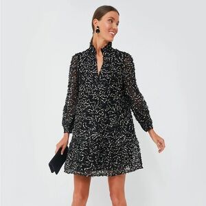 Tuckernuck Dress XXS Gold and Black